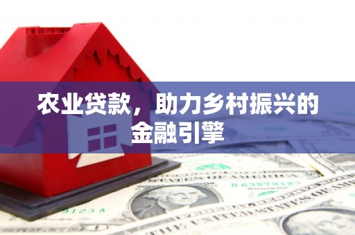 蒙城农业贷款，助力乡村振兴的金融引擎