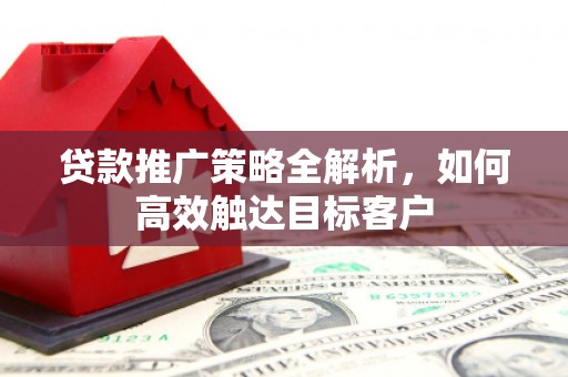 蒙城贷款推广策略全解析，如何高效触达目标客户