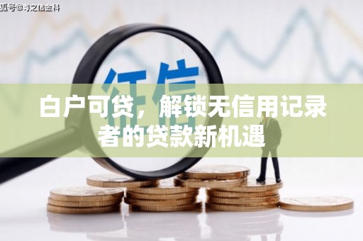 蒙城白户可贷，解锁无信用记录者的贷款新机遇