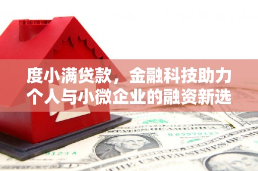 蒙城度小满贷款，金融科技助力个人与小微企业的融资新选择