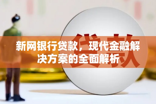 蒙城新网银行贷款，现代金融解决方案的全面解析