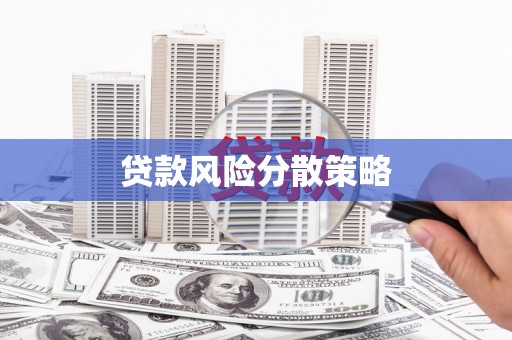 蒙城贷款风险分散策略