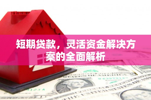 蒙城短期贷款，灵活资金解决方案的全面解析