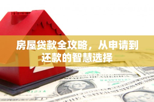 蒙城房屋贷款全攻略，从申请到还款的智慧选择