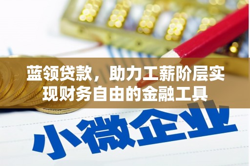 蒙城蓝领贷款，助力工薪阶层实现财务自由的金融工具