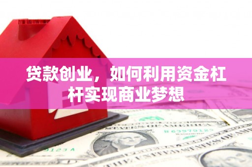 蒙城贷款创业，如何利用资金杠杆实现商业梦想