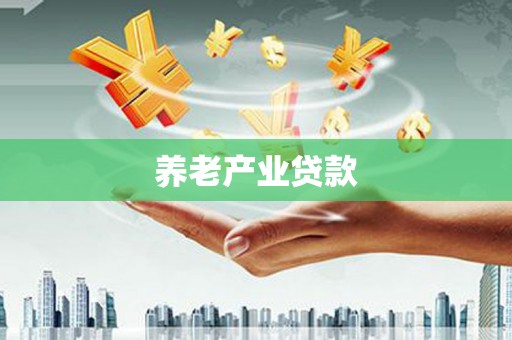 蒙城养老产业贷款