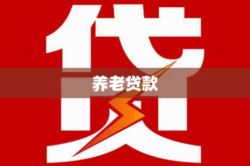 蒙城养老贷款