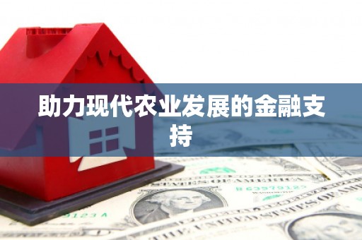 蒙城助力现代农业发展的金融支持